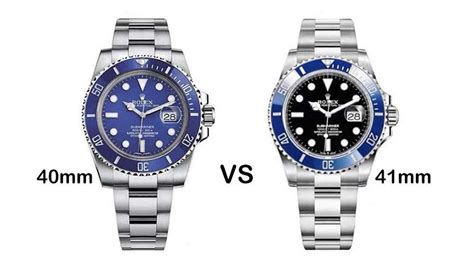 rolex submariner 40 vs 41mm|rolex submariner 40mm thickness.